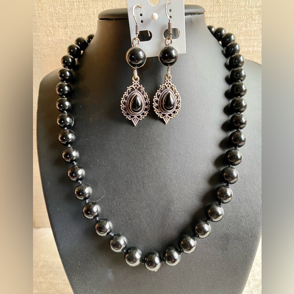 Handmade Beautiful Handmade Obsidian Jewelry Set